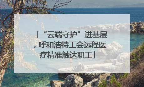 “云端守护”进基层，呼和浩特工会远程医疗精准触达职工