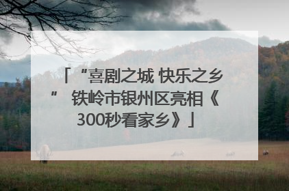 “喜剧之城 快乐之乡” 铁岭市银州区亮相《300秒看家乡》