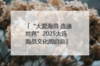 “大爱海员 连通世界”2025大连海员文化周启幕