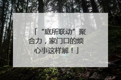 “庭所联动”聚合力，家门口的烦心事这样解！