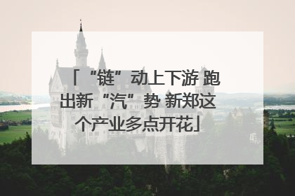 “链”动上下游 跑出新“汽”势 新郑这个产业多点开花