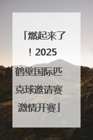 燃起来了！2025鹤壁国际匹克球邀请赛激情开赛