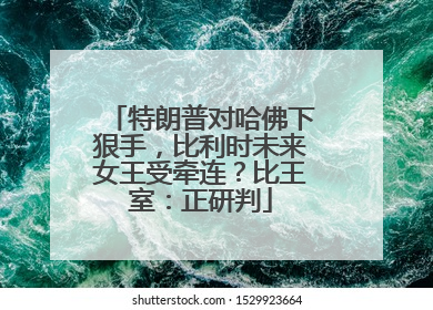 特朗普对哈佛下狠手，比利时未来女王受牵连？比王室：正研判