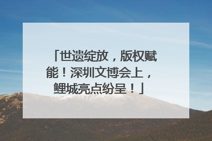 世遗绽放，版权赋能！深圳文博会上，鲤城亮点纷呈！