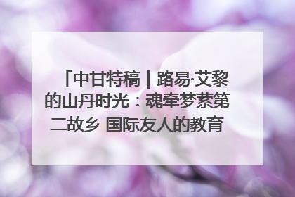 中甘特稿｜路易·艾黎的山丹时光：魂牵梦萦第二故乡 国际友人的教育传奇与文化探寻