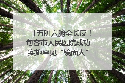 五脏六腑全长反！句容市人民医院成功实施罕见“镜面人”肝癌根治术