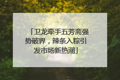 卫龙牵手五芳斋强势破界，辣条入粽引发市场新热潮