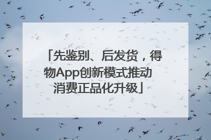 先鉴别、后发货，得物App创新模式推动消费正品化升级