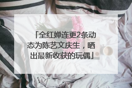 全红婵连更2条动态为陈艺文庆生，晒出最新收获的玩偶