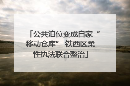 公共泊位变成自家“移动仓库” 铁西区柔性执法联合整治