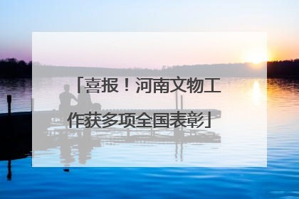 喜报！河南文物工作获多项全国表彰