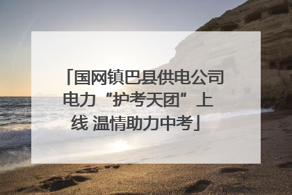 国网镇巴县供电公司 电力“护考天团”上线 温情助力中考