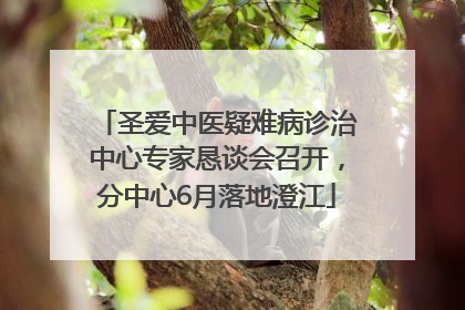 圣爱中医疑难病诊治中心专家恳谈会召开，分中心6月落地澄江