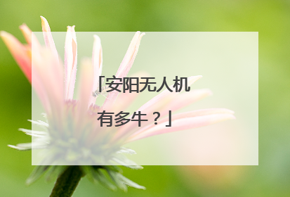 安阳无人机有多牛？