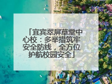 宜宾翠屏草堂中心校：多举措筑牢安全防线，全方位护航校园安全