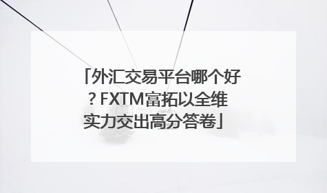 外汇交易平台哪个好？FXTM富拓以全维实力交出高分答卷