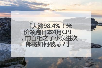 大涨98.4%！米价领跑日本4月CPI，前首相之子小泉进次郎将如何破局？