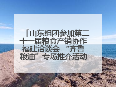 山东组团参加第二十一届粮食产销协作福建洽谈会 “齐鲁粮油”专场推介活动同步举办