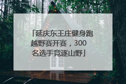 延庆东王庄健身跑越野赛开赛，300名选手竞逐山野