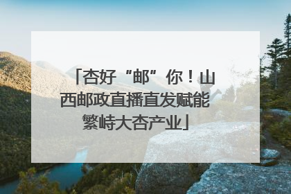 杏好“邮”你！山西邮政直播直发赋能繁峙大杏产业