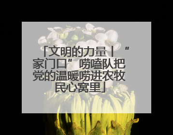 文明的力量丨“家门口”唠嗑队把党的温暖唠进农牧民心窝里