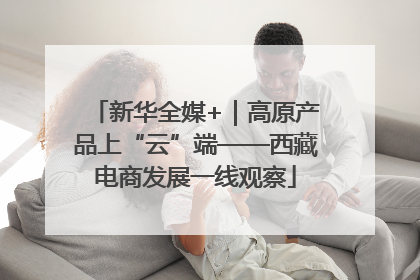 新华全媒+｜高原产品上“云”端——西藏电商发展一线观察