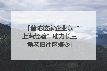 普陀这家企业以“上海经验”助力长三角老旧社区蝶变