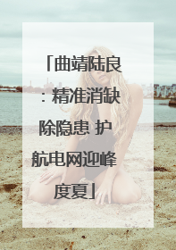 曲靖陆良：精准消缺除隐患 护航电网迎峰度夏