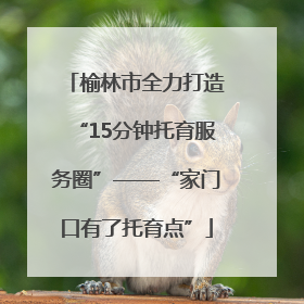 榆林市全力打造“15分钟托育服务圈”——“家门口有了托育点”