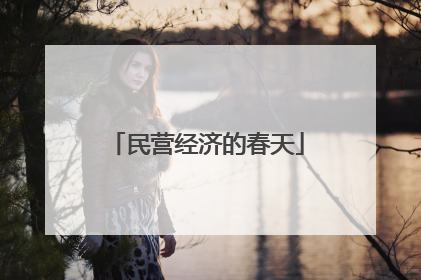 民营经济的春天