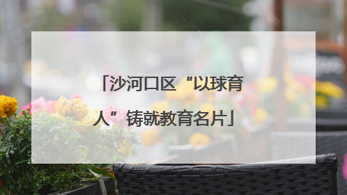 沙河口区“以球育人”铸就教育名片