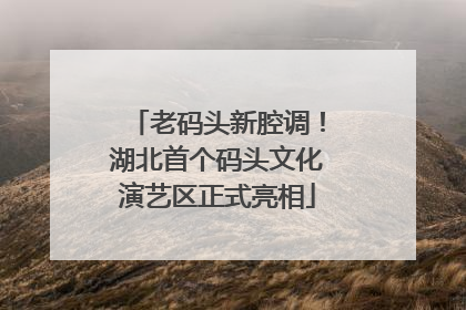 老码头新腔调！湖北首个码头文化演艺区正式亮相