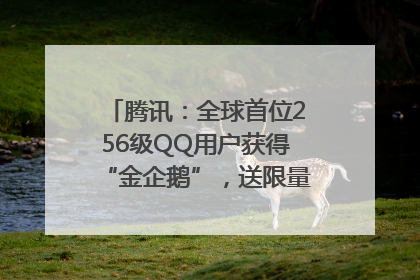 腾讯：全球首位256级QQ用户获得“金企鹅”，送限量版神秘惊喜等礼物