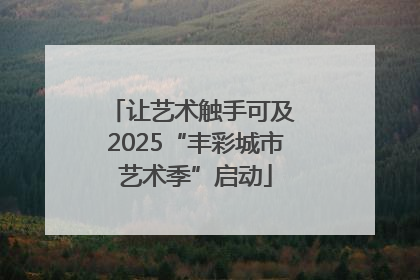 让艺术触手可及 2025“丰彩城市艺术季”启动