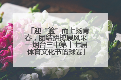 迎“篮”而上扬青春，团结拼搏展风采—烟台三中第十七届体育文化节篮球赛