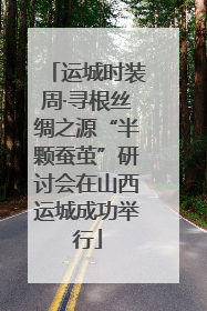运城时装周·寻根丝绸之源“半颗蚕茧”研讨会在山西运城成功举行