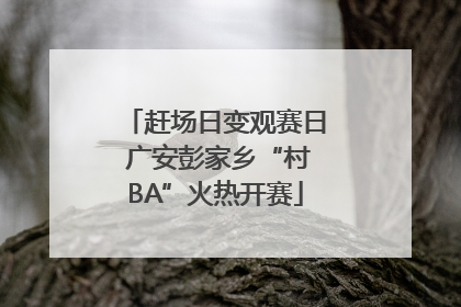 赶场日变观赛日 广安彭家乡“村BA”火热开赛