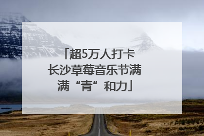 超5万人打卡 长沙草莓音乐节满满“青”和力