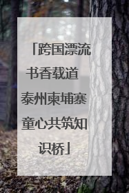跨国漂流书香载道 泰州柬埔寨童心共筑知识桥