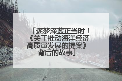 逐梦深蓝正当时！《关于推动海洋经济高质量发展的提案》背后的故事