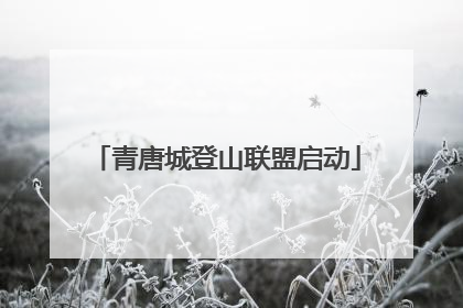 青唐城登山联盟启动