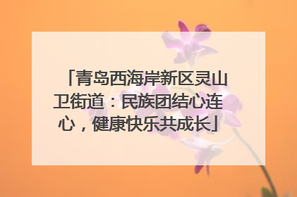 青岛西海岸新区灵山卫街道：民族团结心连心，健康快乐共成长
