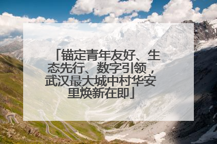 锚定青年友好、生态先行、数字引领，武汉最大城中村华安里焕新在即