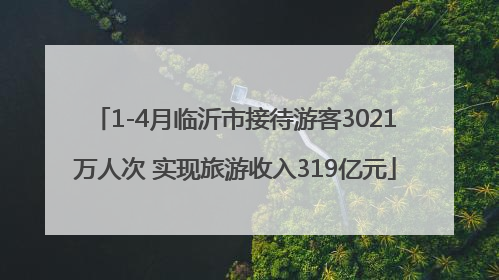 1-4月临沂市接待游客3021万人次 实现旅游收入319亿元