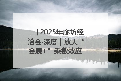 2025年廊坊经洽会·深度｜放大“会展+”乘数效应 打造消费新场景