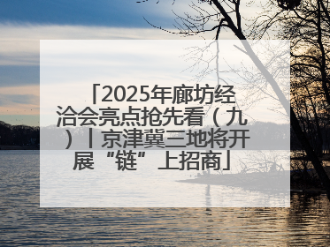 2025年廊坊经洽会亮点抢先看（九）丨京津冀三地将开展“链”上招商
