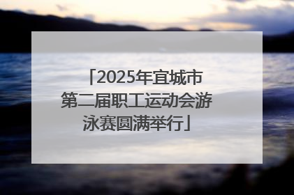 2025年宜城市第二届职工运动会游泳赛圆满举行