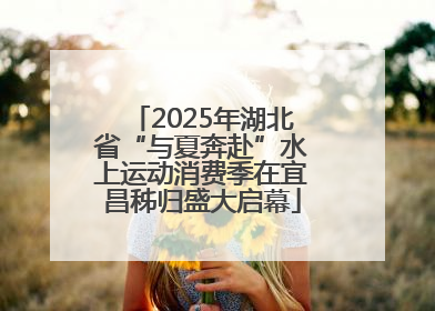 2025年湖北省“与夏奔赴”水上运动消费季在宜昌秭归盛大启幕