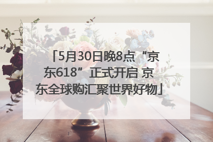 5月30日晚8点“京东618”正式开启 京东全球购汇聚世界好物